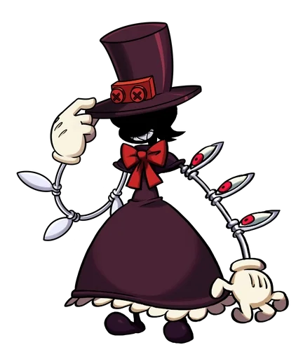 😈 Стикер «Peacock, Skullgirls» для Telegram