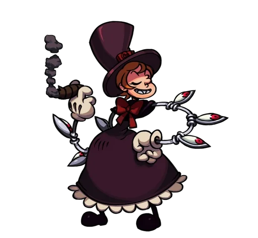 👹 Стикер «Peacock, Skullgirls» для Telegram