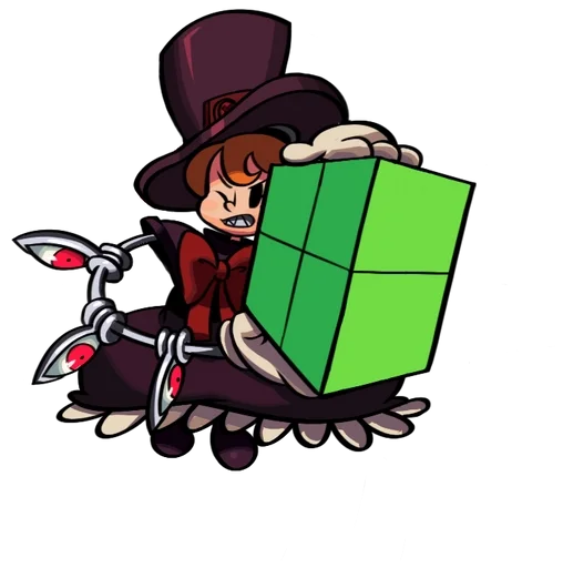 👹 Стикер «Peacock, Skullgirls» для Telegram