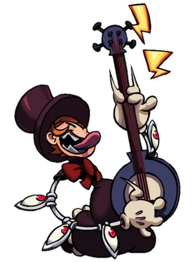 👹 Стикер «Peacock, Skullgirls» для Telegram