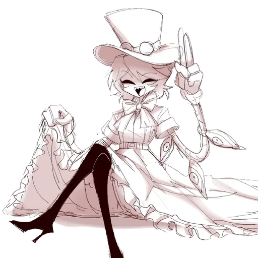 👹 Стикер «Peacock, Skullgirls» для Telegram