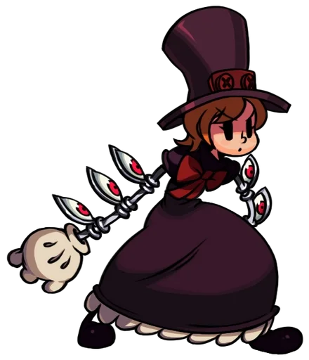 👹 Стикер «Peacock, Skullgirls» для Telegram