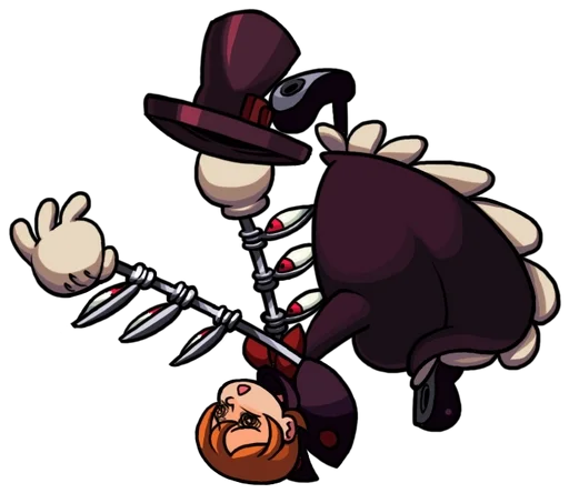 👹 Стикер «Peacock, Skullgirls» для Telegram