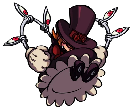 👹 Стикер «Peacock, Skullgirls» для Telegram