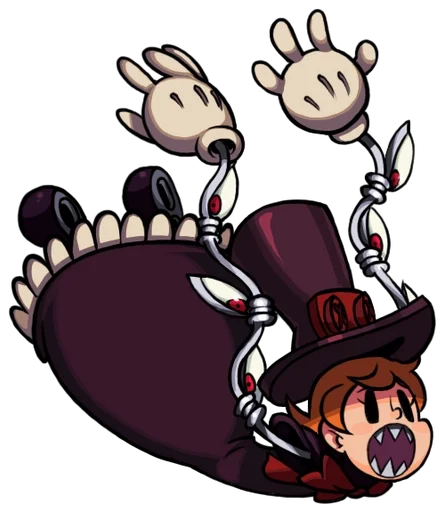 👹 Стикер «Peacock, Skullgirls» для Telegram