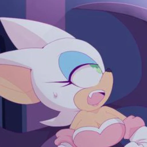 😰 Стикер «Rouge the Bat Летучая мышь Руж» для Telegram