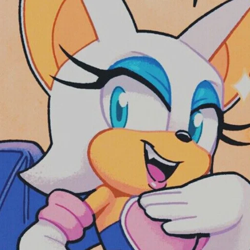 😍 Стикер «Rouge the Bat Летучая мышь Руж» для Telegram