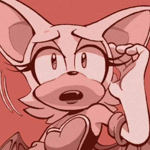 😨 Стикер «Rouge the Bat Летучая мышь Руж» для Telegram
