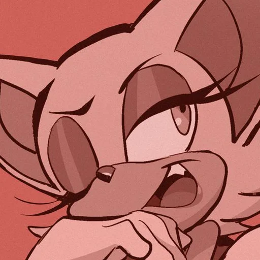 😈 Стикер «Rouge the Bat Летучая мышь Руж» для Telegram