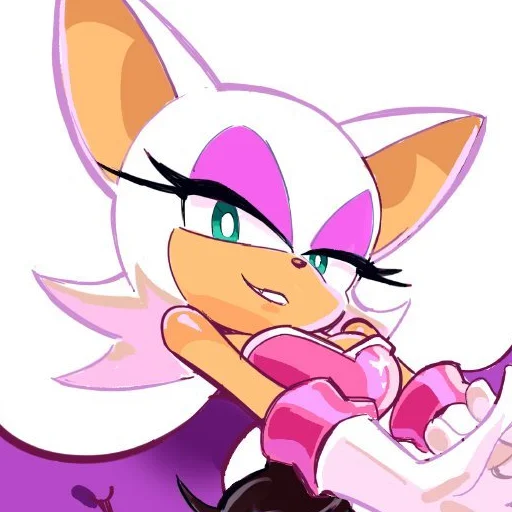 😏 Стикер «Rouge the Bat Летучая мышь Руж» для Telegram