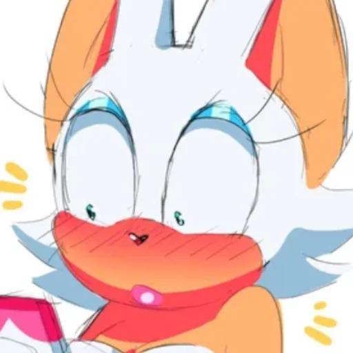 😳 Стикер «Rouge the Bat Летучая мышь Руж» для Telegram