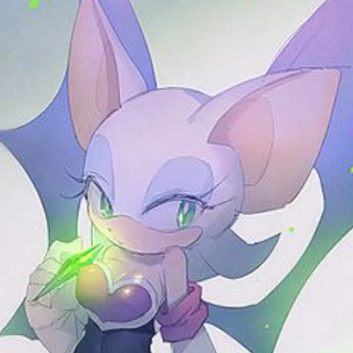 😐 Стикер «Rouge the Bat Летучая мышь Руж» для Telegram