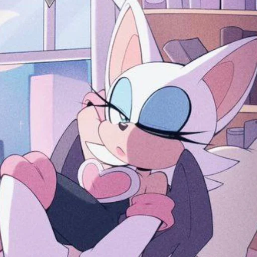 😒 Стикер «Rouge the Bat Летучая мышь Руж» для Telegram