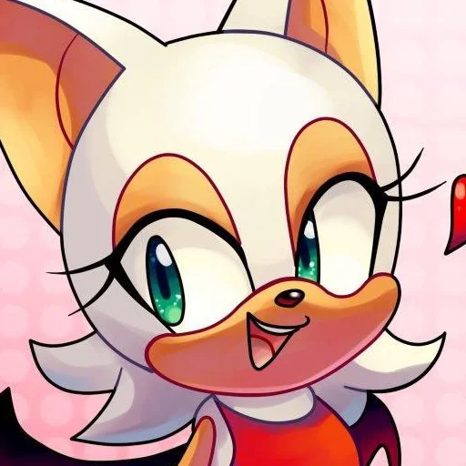😀 Стикер «Rouge the Bat Летучая мышь Руж» для Telegram