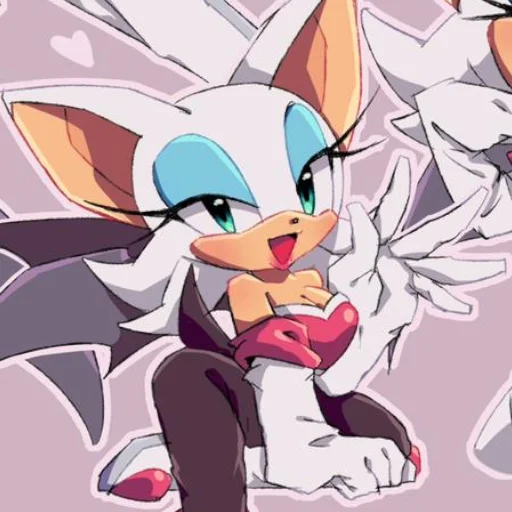 ✋ Стикер «Rouge the Bat Летучая мышь Руж» для Telegram