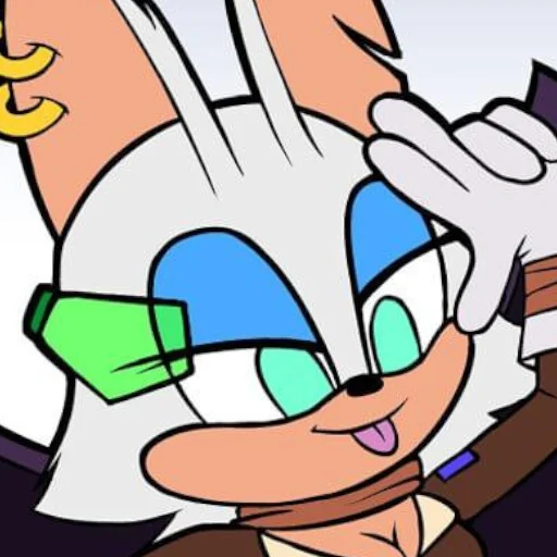 😋 Стикер «Rouge the Bat Летучая мышь Руж» для Telegram