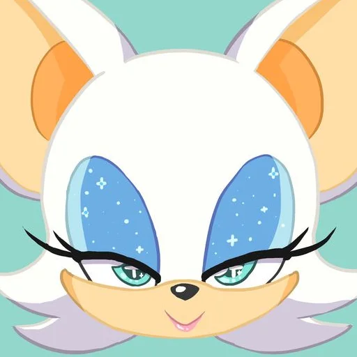 🙂 Стикер «Rouge the Bat Летучая мышь Руж» для Telegram
