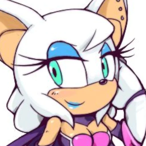☺️ Стикер «Rouge the Bat Летучая мышь Руж» для Telegram