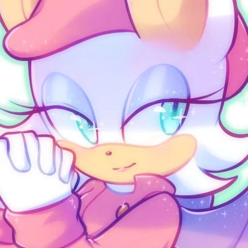 😊 Стикер «Rouge the Bat Летучая мышь Руж» для Telegram