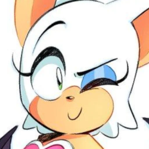 😉 Стикер «Rouge the Bat Летучая мышь Руж» для Telegram