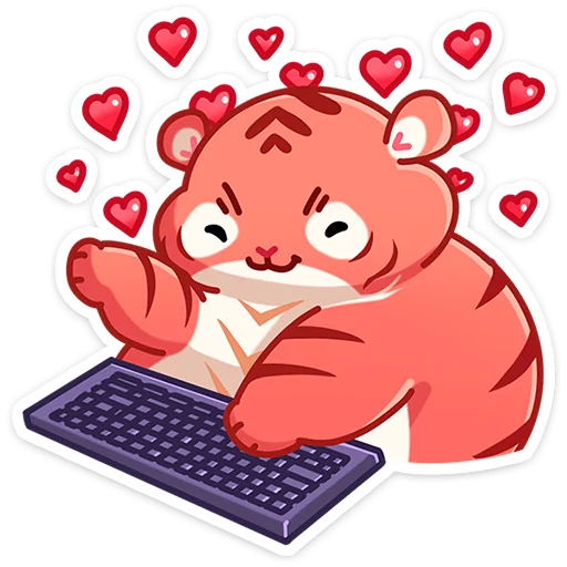 💕 Стикер «Рулет и Булка» для Telegram