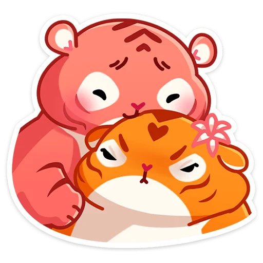 ❤ Стикер «Рулет и Булка» для Telegram