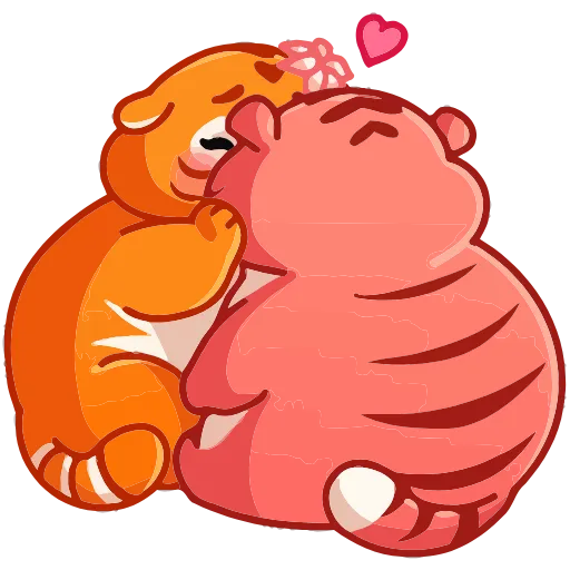 ❤ Эмодзи «Рулет и Булка» для Telegram