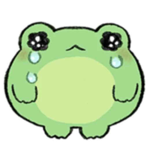 🐸 Стикер «ROUND FROG FRIENDS» для Telegram