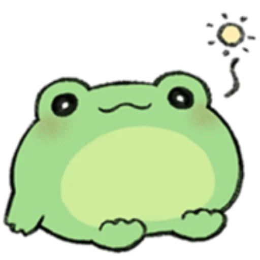 🐸 Стикер «ROUND FROG FRIENDS» для Telegram