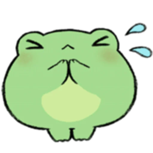 🐸 Стикер «ROUND FROG FRIENDS» для Telegram