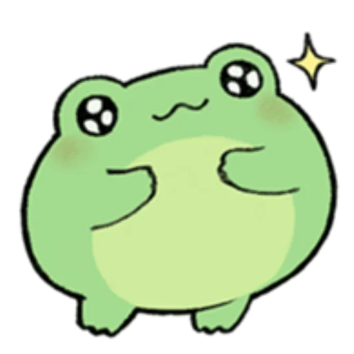 🐸 Стикер «ROUND FROG FRIENDS» для Telegram
