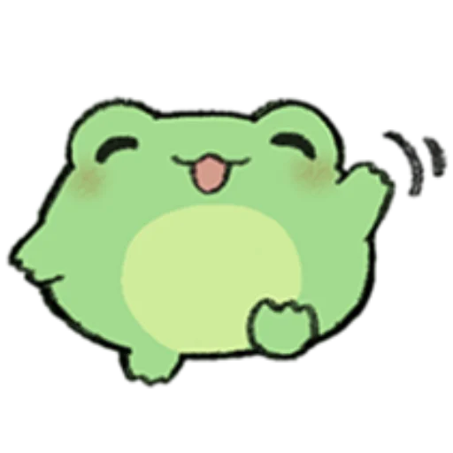 🐸 Стикер «ROUND FROG FRIENDS» для Telegram