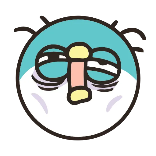 😩 Эмодзи «Round Pengu» для Telegram