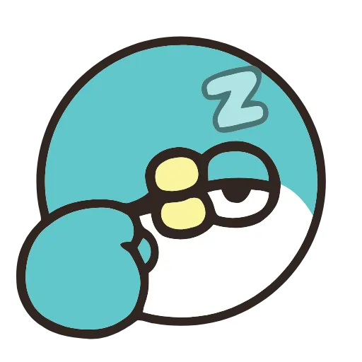 😴 Эмодзи «Round Pengu» для Telegram