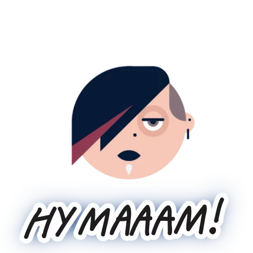 😃 Стикер «round phrases» для Telegram