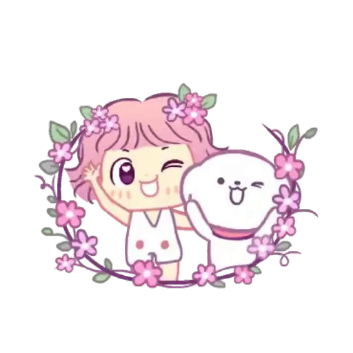 💕 Стикер «Ohora y Roy» для Telegram