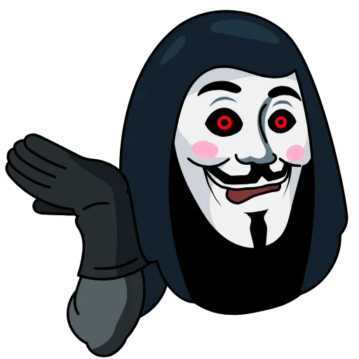 🤪 Стикер «Vendetta» для Telegram