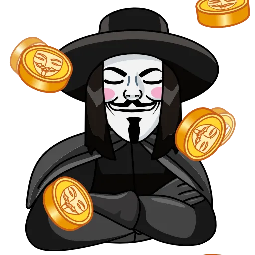 🪙 Стикер «Vendetta» для Telegram
