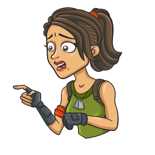 😧 Стикер «Fortnite» для Telegram