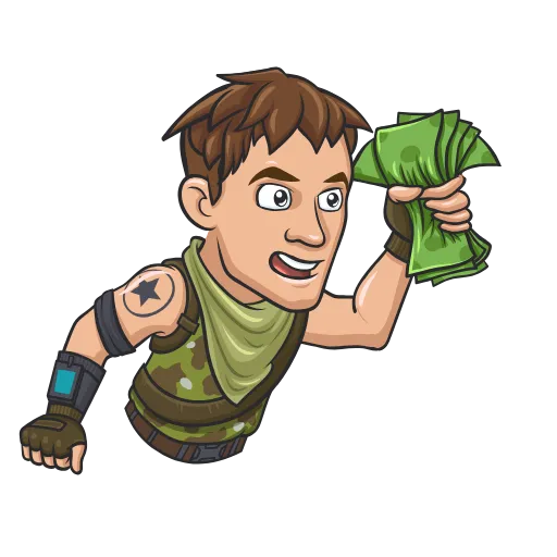 🤩 Стикер «Fortnite» для Telegram
