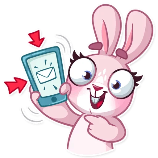 🤭 Стикер «Зайка Рози» для Telegram