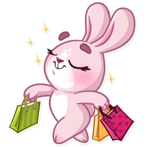 ☺️ Стикер «Зайка Рози» для Telegram