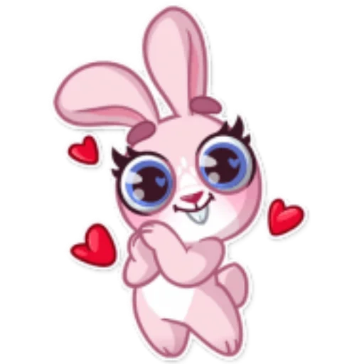 🥰 Стикер «Зайка Рози» для Telegram