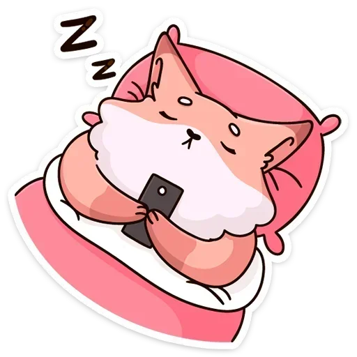 😴 Стикер «Рози и Вайлет без надписей» для Telegram