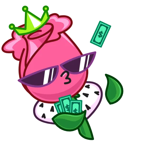 🤑 Стикер «Розочка» для Telegram