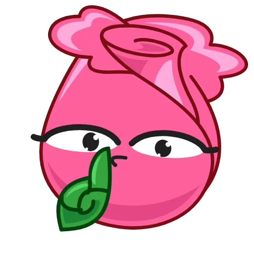 🤫 Стикер «Розочка» для Telegram
