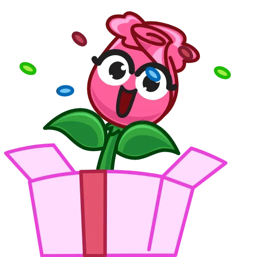 🎁 Стикер «Розочка» для Telegram