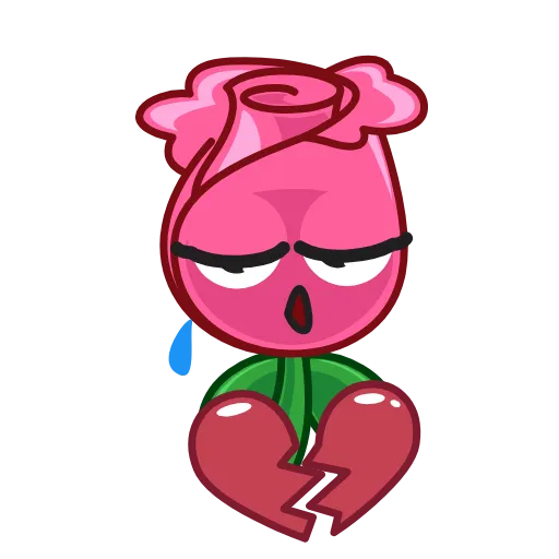 💔 Стикер «Розочка» для Telegram