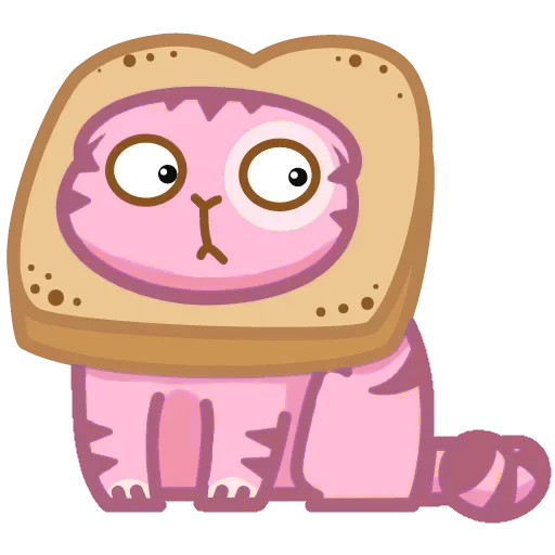 🍞 Стикер «Розовый Персик» для Telegram