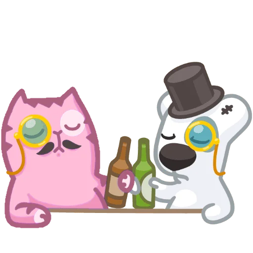 😄 Стикер «Розовый Персик» для Telegram